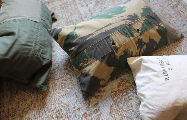 【床派へ】Denison Camoと新ロングクッション