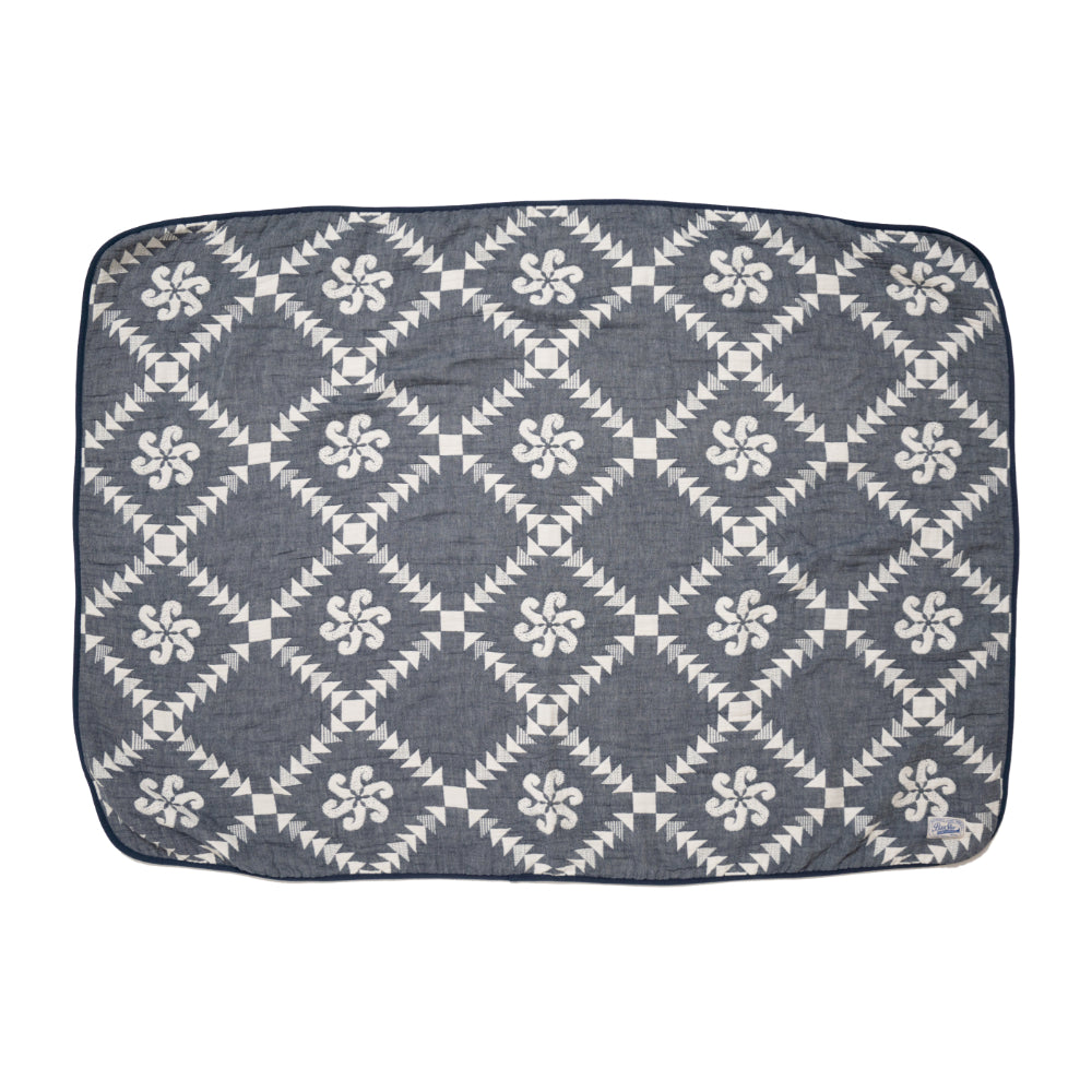 WEB限定】Gauze Blanket / NAVY (M) – BasShu Online Store