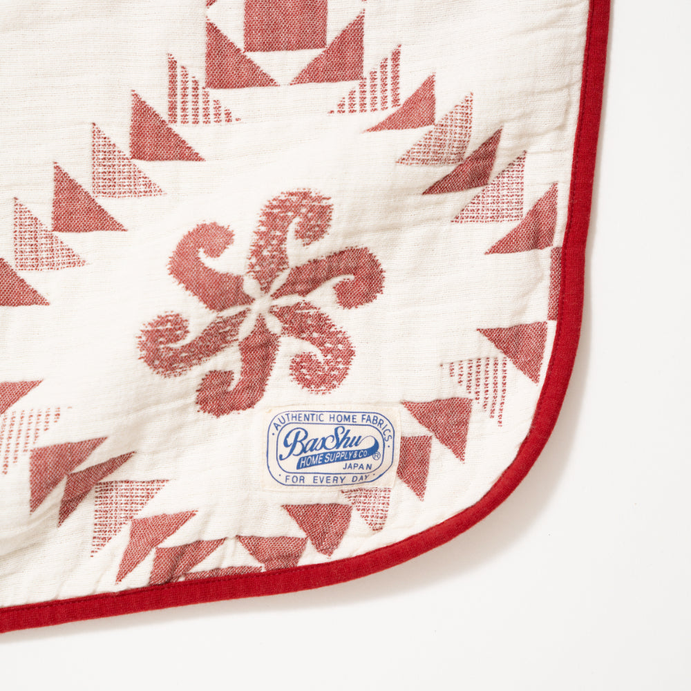 WEB限定】Gauze Blanket / RED (M) – BasShu Online Store