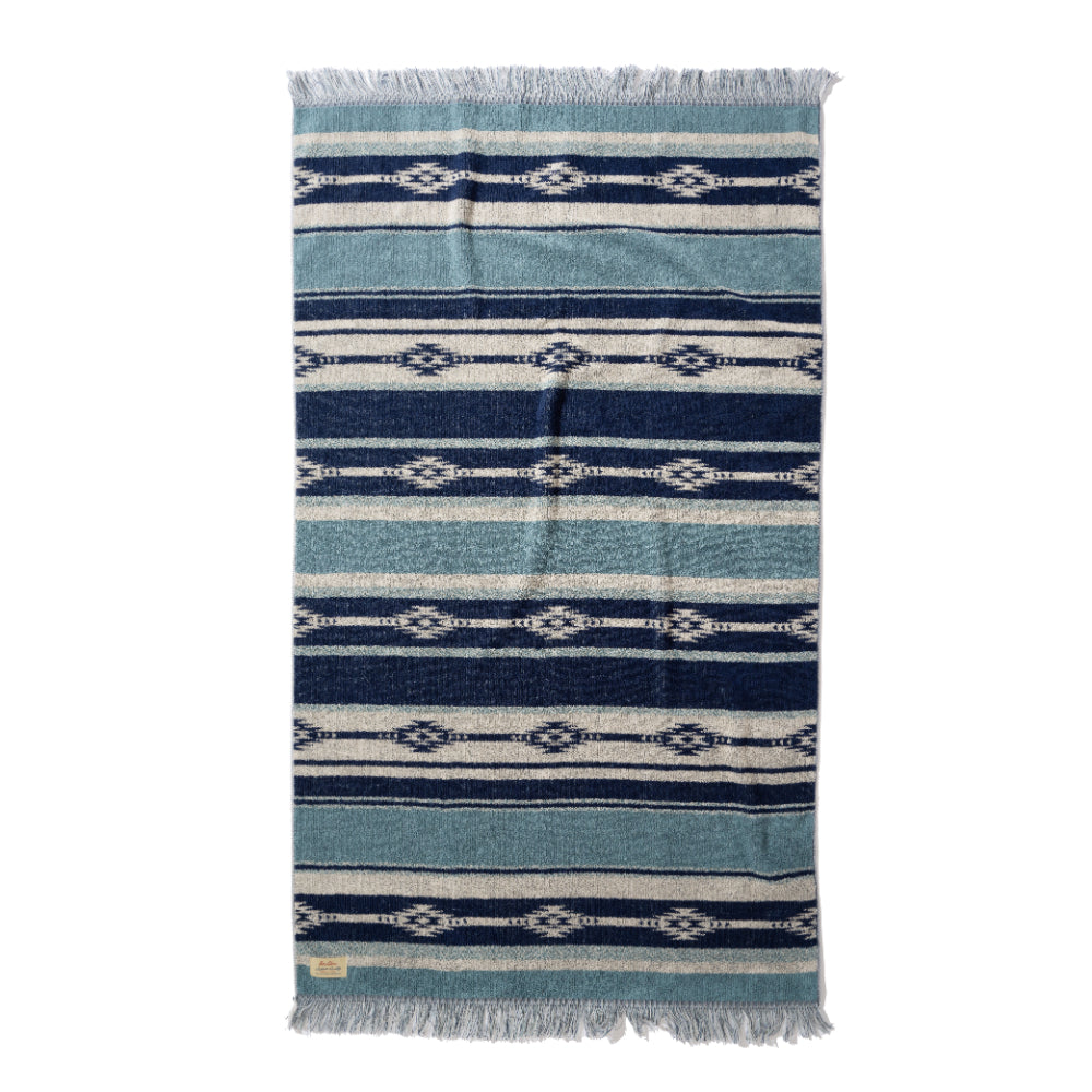 2015XIA ASIATOUR CONCERTブランケット Cotton Pile Blanket / Native Border BLUE（M） – BasShu