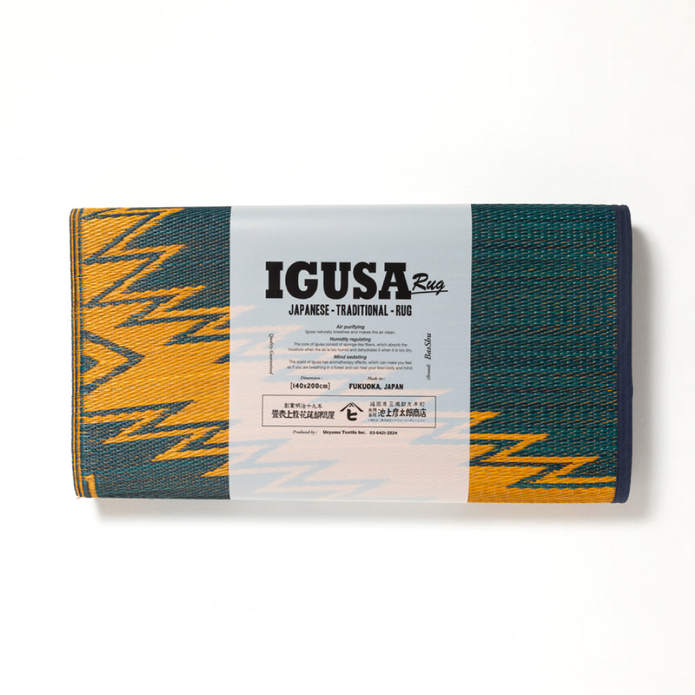 IGUSA RUG / NAVY×BLUE – BasShu Online Store