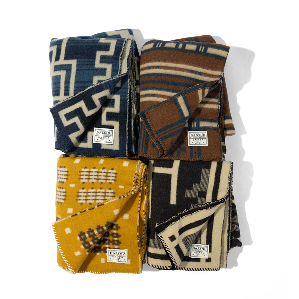 BasShu ウールブランケット　ACME NEW Wool Blanket / BROWN – BasShu Online Store