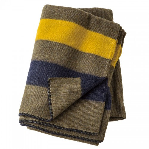 Wool Blanket / Border KHAKI – BasShu Online Store