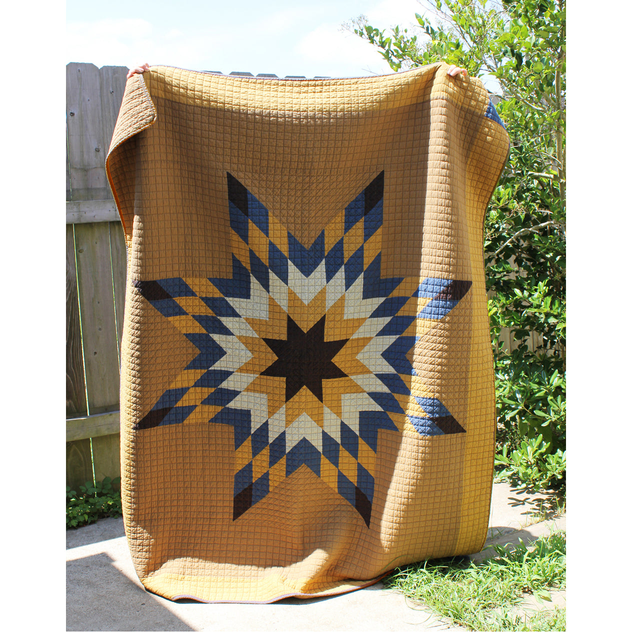 Patchwork Quilt Cover / CAMEL