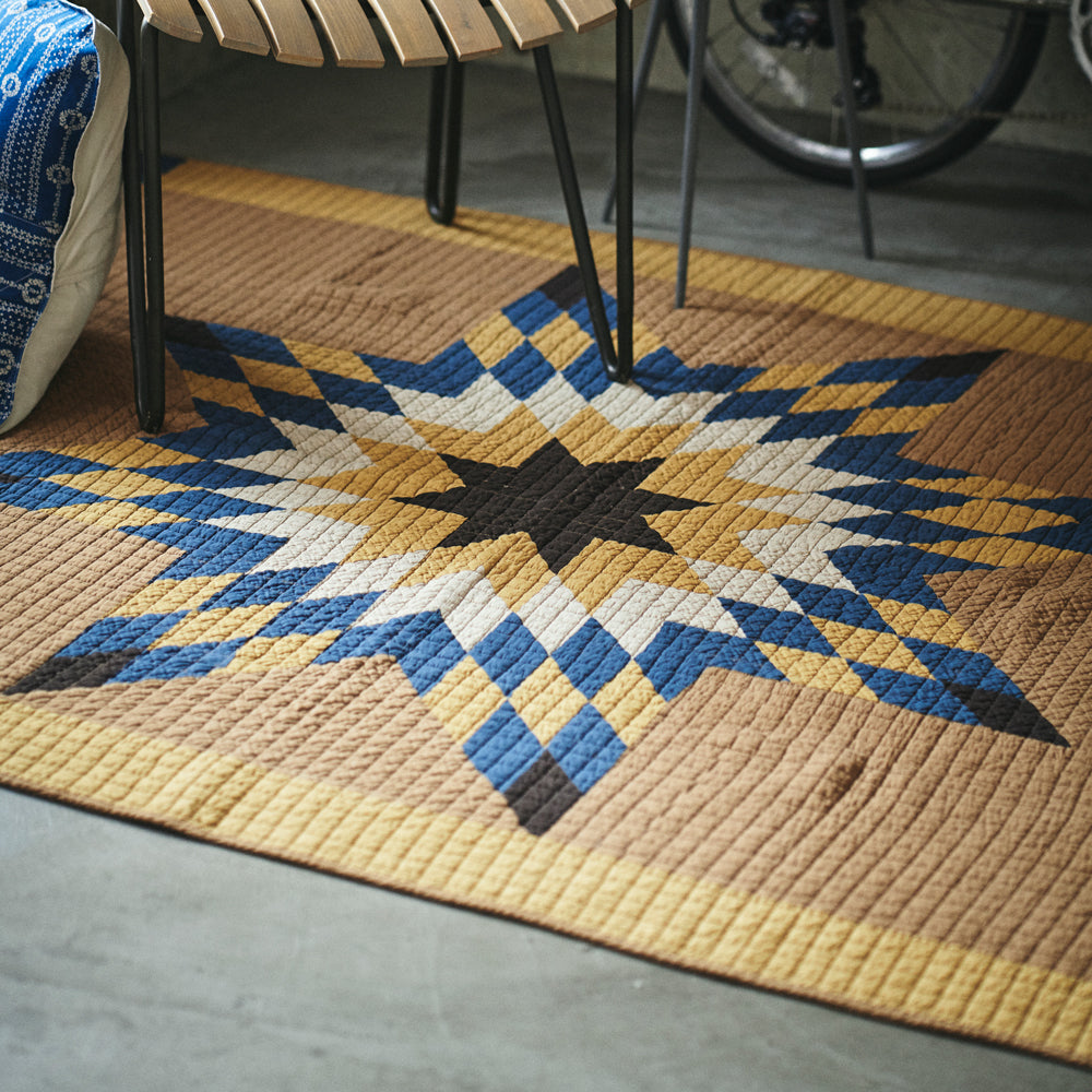 Patchwork Quilt Cover / CAMEL – BasShu Online Store