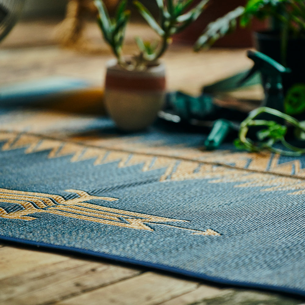 【日本製】 NAVY×BLUE / RUG IGUSA – Store Online BasShu ラグ・カーペット